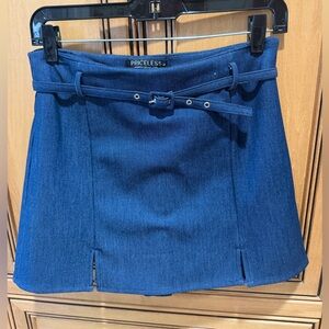Priceless Women's Blue Mini Skirt